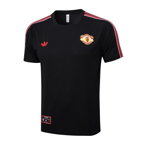 Camiseta Entrenamiento Manchester United 2025-2026 Negro 3